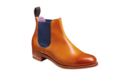 Violet - Cedar Calf / Blue Elastic